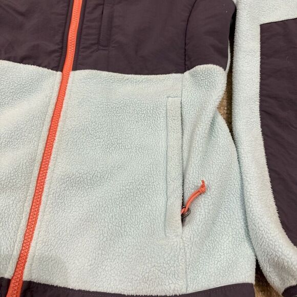 Vintage The North Face Denali Jacket Women Sm Blue Gray Polartec Zip Fleece Coat - Picture 4 of 12